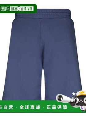 GIVENCHY 男士短裤 BM51863YJ5402 SS2024 蓝色 Blue cotton berm