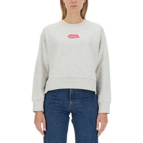 香港直邮A.P.C. 女士针织衫 COEIPF27827 AW2023 灰色