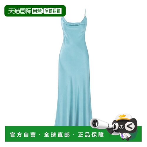 PINKO 女士连衣裙 106587A1Y5V76 SS2026 蓝色 Long slip dress i