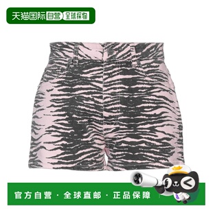 1h可退 潮奢 GANNI 甘尼 女士 牛仔短裤 purple紫色 舒适时尚