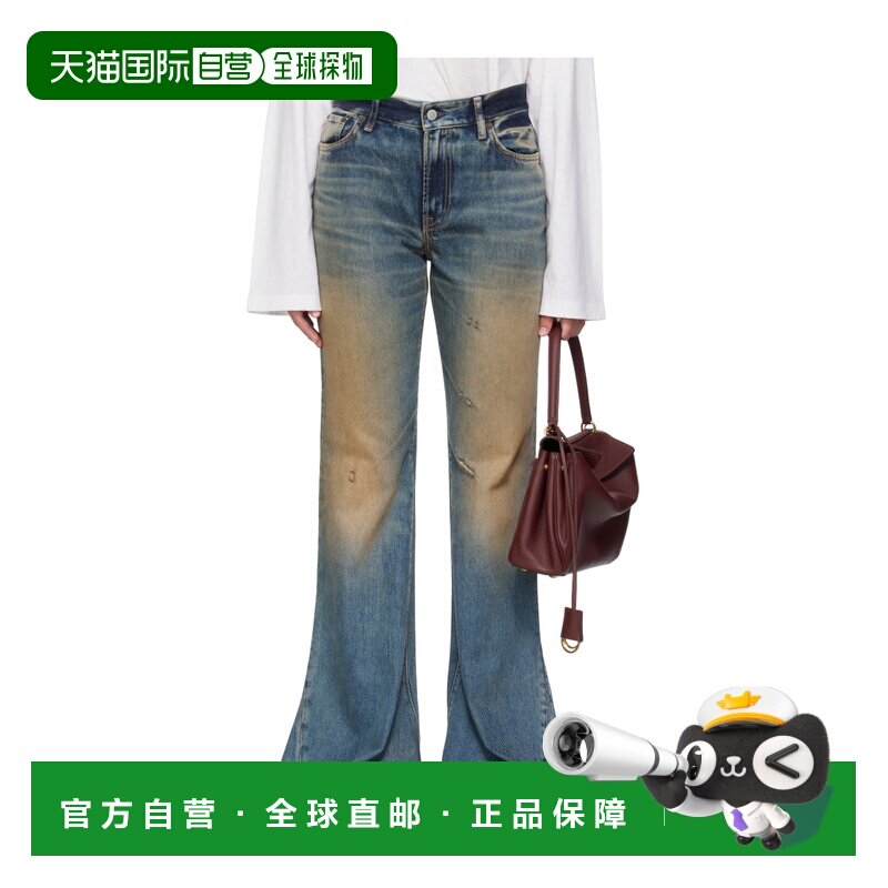ACNE STUDIOS 女士牛仔裤 A00553838 AW2025 蓝色喇叭裤图片