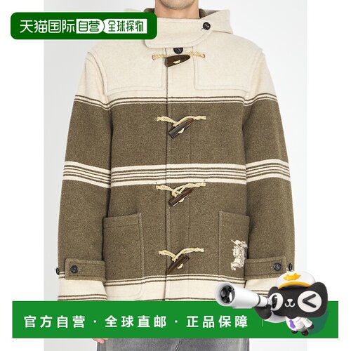 BURBERRY 男士大衣 8118037C4895 SS2026 浅棕色 Montgomery Harr