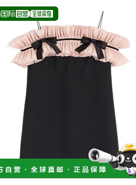 VALENTINO 女士连衣裙 BVAHQ01CF45B SS2026 花色 短款绉纱连衣裙