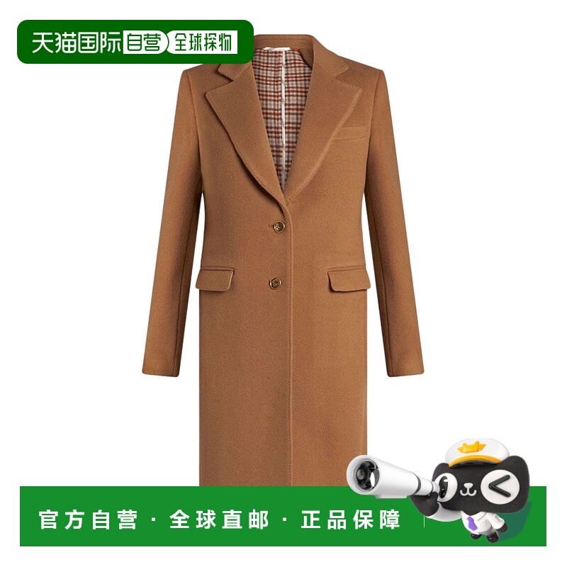 1h可退 ETRO 女士外套 WRAA003399TU2G6M1826 AW2024 棕色羊绒