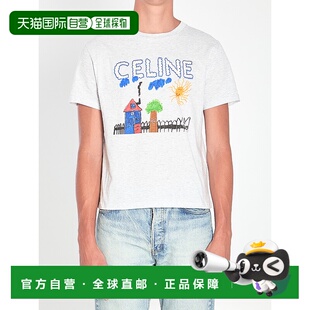 AW2025 CELINE RX0BZ671QGCA7 T恤 白色 男士