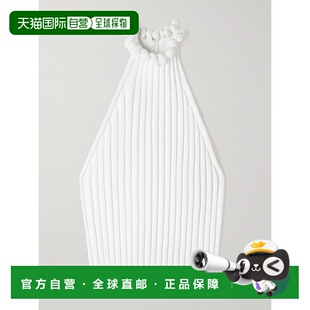 1h可退 潮奢 Alaia 女士 短款罗纹针织上衣 AA9H1347K107B000BLAN