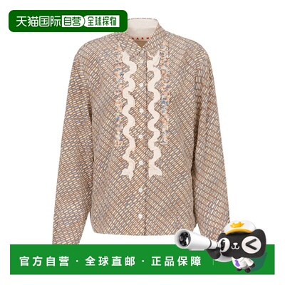 奢淘 Marni 绉绸衬衫 女 CAMA0663Q1UTSG42