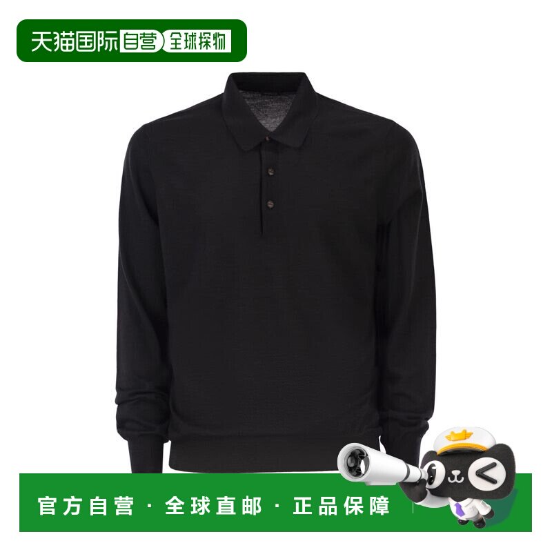 1h可退 KITON 男士T恤 UKS001403001NERO AW2025 黑色