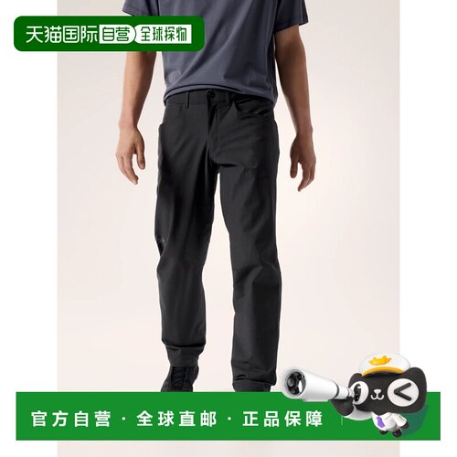 Arc'teryx 男士休闲裤 X000009530BLACK CO 黑色 Men's Cotton Pa