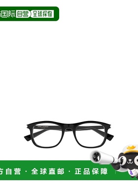 SAINT LAURENT 男士眼镜 SL811001 SS2025 黑色 矩形镜架