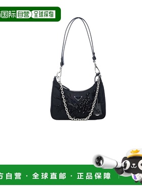 PRADA 女士斜挎包 1BC2042C4QVYROF0002 CO 黑色单肩包
