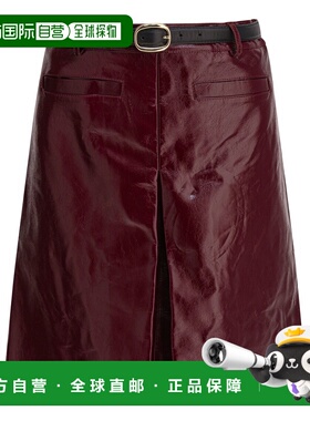 1h可退 SELF-PORTRAIT 女士半身裙 PF25091SKBUBURGUNDY AW2025
