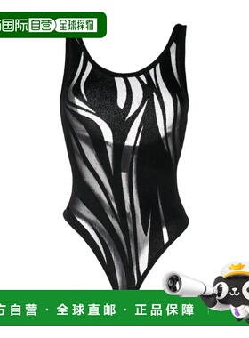 MUGLER 女士连体裤 23W2BO021411081999 SS2024 黑色套装连体衣