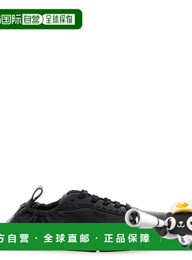 FENDI 男士休闲鞋 7E1799AE86F0ABB AW2025 黑色 Logo Sneakers