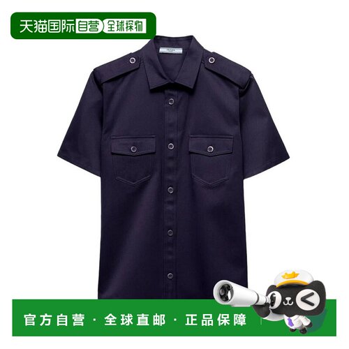 PRADA 女士衬衫 P432J10YPSOOOF0124DARKBLUE SS2026