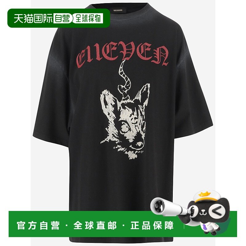 1h可退 潮奢 We11Done 男士 印花T恤 WDTT324760U