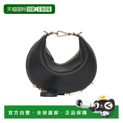FENDI 女士手提包 8BS081A5DYF1HEJ SS2026 黑色 Mini Graphy Tot