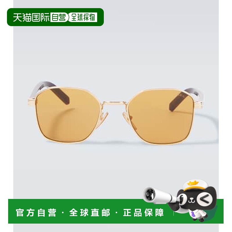 1h可退 潮奢 Prada 普拉达 男士 方框太阳眼镜 metal金属色 舒适