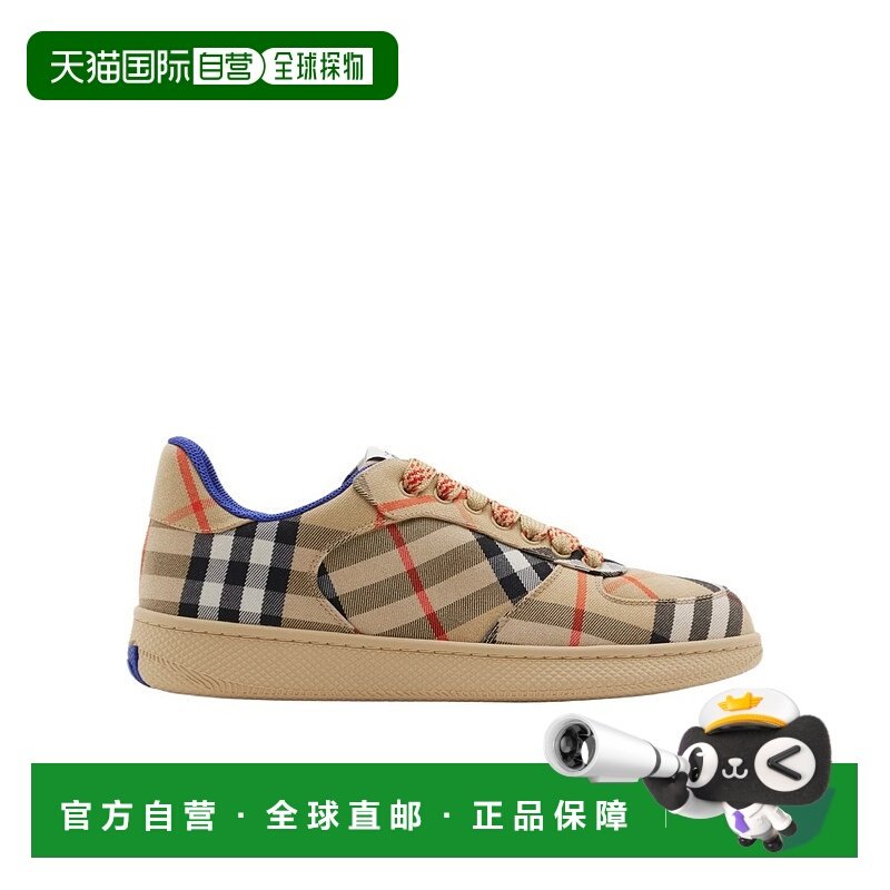 BURBERRY 女士运动鞋 80953721 AW2024 花色 Terrace格纹低帮休闲