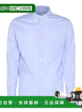 付款1h内可退 潮奢 Celine 思琳 女士 条纹纽扣休闲衬衫 2C16B075