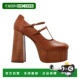 女士高跟鞋 Platform CH26S14CWK27T CHLOÉ SS2026 棕色 shoes