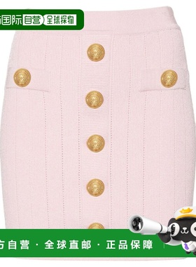 BALMAIN 女士半身裙 DF1LB290KB074CO CO 粉红色
