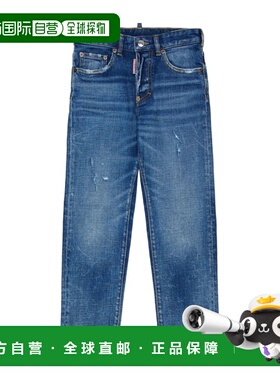 DSQUARED2 男童牛仔裤 DQ2252D0AEUDQ01BLUEDENIM
