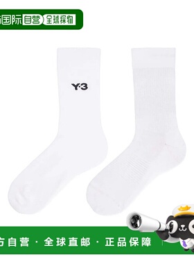 Y-3 男士袜子 JZ6269WHITE AW2025 白色男袜