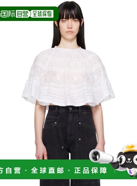 1h可退 潮奢 ISABEL MARANT 女士 白色 Dilama 上装 25PHT0541FAC