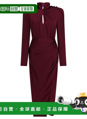 1h可退 SELF-PORTRAIT 女士连衣裙 RS25911MRREDPURPLE AW2025