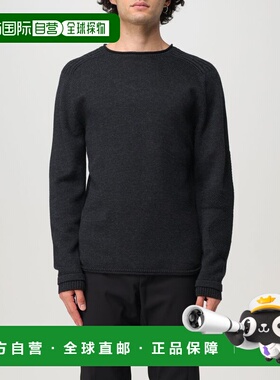 PREMIATA 男士针织毛衣 PMG05101 AW2024 黑色 Maglia basic Prem