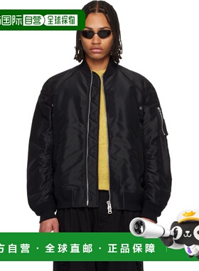 1h可退 潮奢 Sacai 男士 黑色飞行员夹克 SCM301 black黑色 舒适