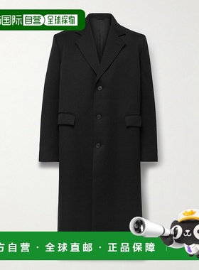 1h可退 潮奢 The Row 男士 Compa Virgin 羊毛斜纹布大衣 1082W40