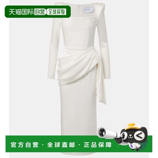 PERRY ALEX 女士 Bridal 垂褶缎面抹胸礼服 1h可退 crêpe 潮奢