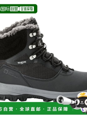 JACK WOLFSKIN 女士雪地靴 1210619PHANTOM CO 黑色