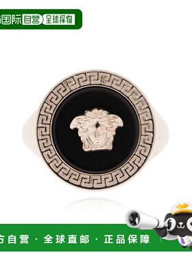 1h可退 VERSACE 男士戒指 DG57285DJMR4J750 SS2025 花色 珐琅美