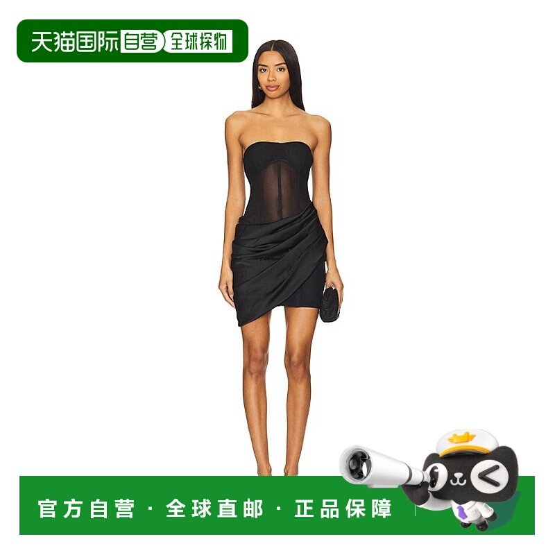 1h可退 潮奢 MISHA 女士 鸢尾花迷你连衣裙 JAS24DR023