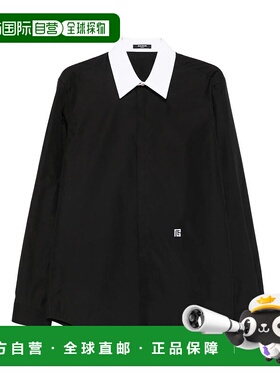 BALMAIN 男士衬衫 FH1HS462CE48EABNOIRBLANC AW2025