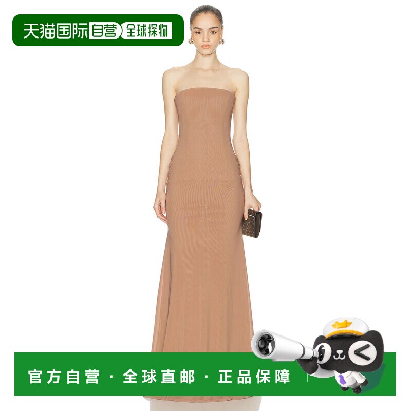 1h可退 潮奢 ALEX PERRY 女士 抹胸长款束腰礼服 D1604RE26 - 天猫国际探物中国香港出品