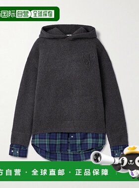 1h可退 潮奢 Acne Studios 艾克妮 女士 疊層連帽衫 A60605卫衣