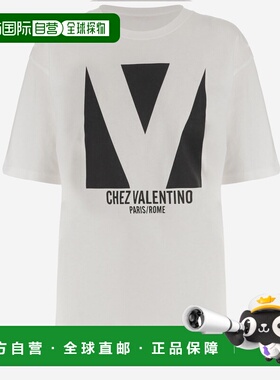 VALENTINO 女士T恤 6B3MG24H95WA03 SS2026 白色 VALENTINO shirt