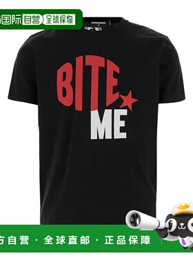 1h可退 潮奢 Dsquared2 二次方 男士 大印花圓領 T 卹 S74GD1451D