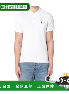 Ami Paris 男士T恤 BFUPL001U760100 SS2025 白色短袖