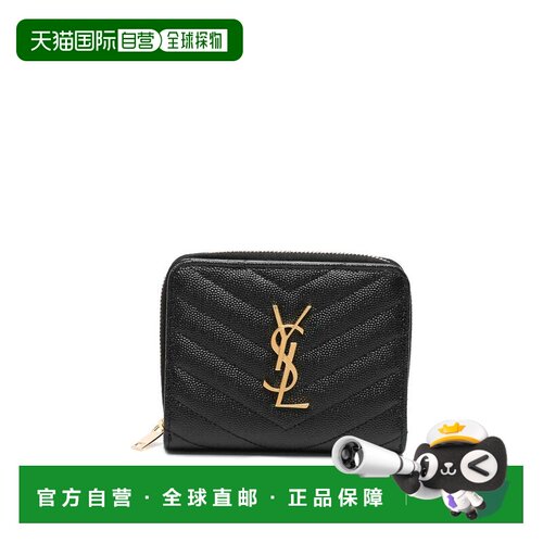 SAINT LAURENT 女士钱包 668288BOW011000 CO 黑色