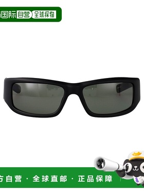 1h可退 潮奢 Jacquemus 女士 MATT BLACK/ BLACK/ 金属感蓝色醋纤