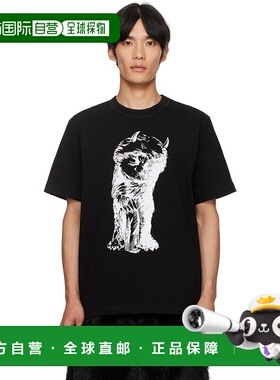 1h可退 潮奢 Sacai 男士 黑色 Where The Wild Things Are 系列 T