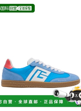 BALMAIN 男士运动鞋 FM0VI360TSHB6BS AW2025 蓝色 Balmain Swan