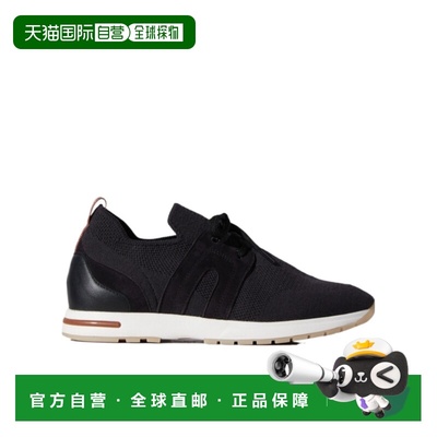 LORO PIANA 女士运动鞋 FAI7759MB97 CO 黑色 羊毛低帮运动鞋女鞋