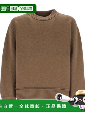 SACAI 男士针织毛衣 SCM065651 AW2023 绿色羊绒