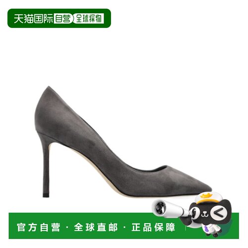 JIMMY CHOO 女士高跟鞋 ROMY85KDUSTORM AW2026 灰色一脚蹬